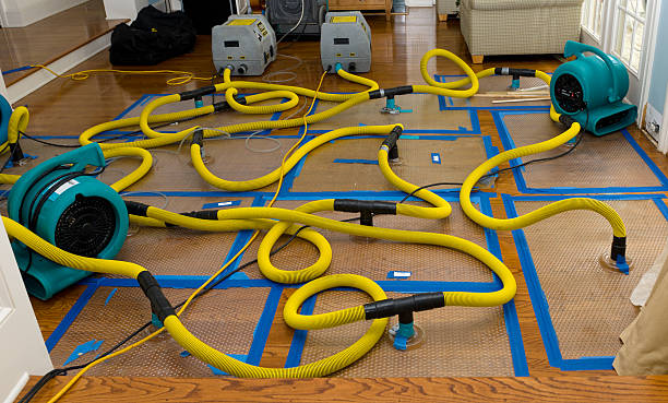Professional Storm Water Damage Restoration technician working in Oneonta, AL